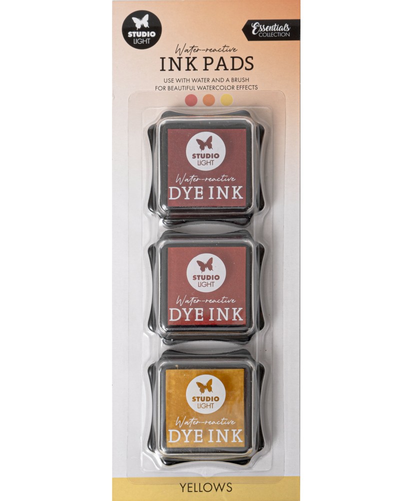 SL Water-reactive Ink Pads Yellows 80x240x21mm 3 PC