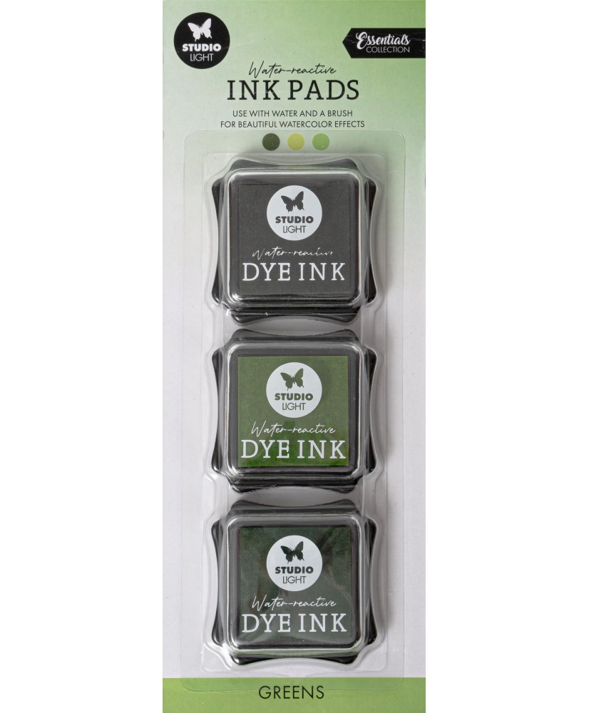 SL Water-reactive Ink Pads Greens 80x240x21mm 3 PC
