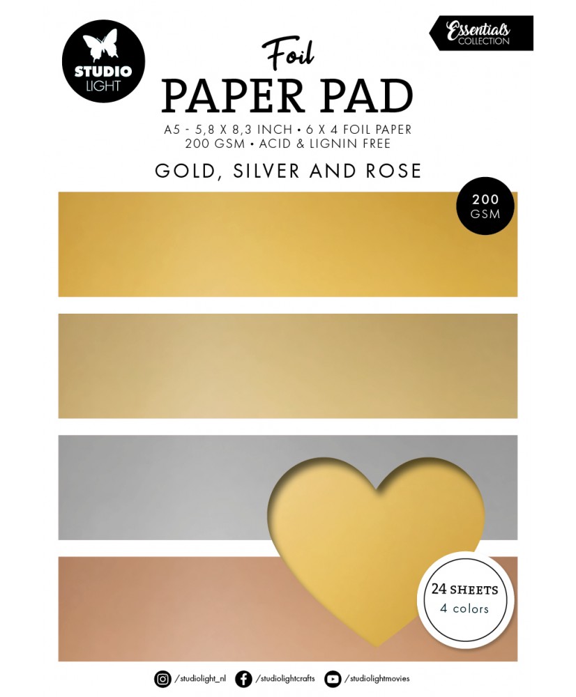 SL Foil Paper Pad A5
