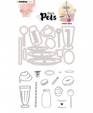 KJ Stamp & Cutting Die “Complete Pets” Sweet Table Missees nr1