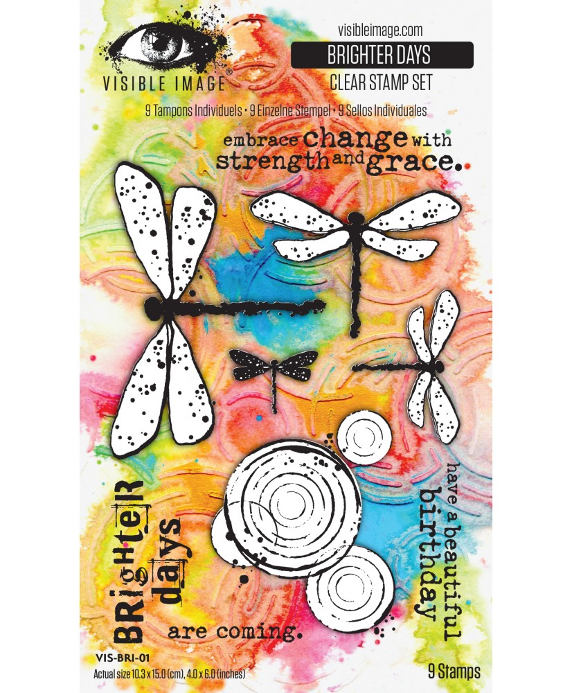 Visible Image Brighter Days 4in x 6in Stamp Set