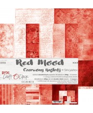 Red Mood - Set Of Papers 6x6