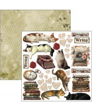 Book Lovers Fussy Cut Pad 6x6 24/Pkg