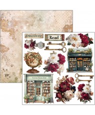 Book Lovers Fussy Cut Pad 6x6 24/Pkg