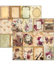 Book Lovers Paper Pad 12x12 12Pg +1 special sheet