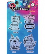 ABM Clear Stamp Big Bots Out Of This World nr.73