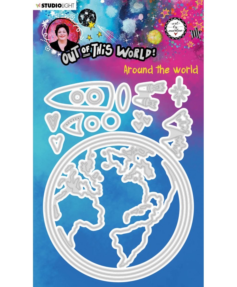 ABM Cutting & Emb. Die Around the world Out Of This World  nr.86