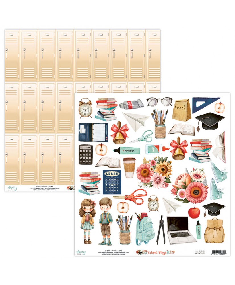 School Days - 12 x 12 Elements Paper