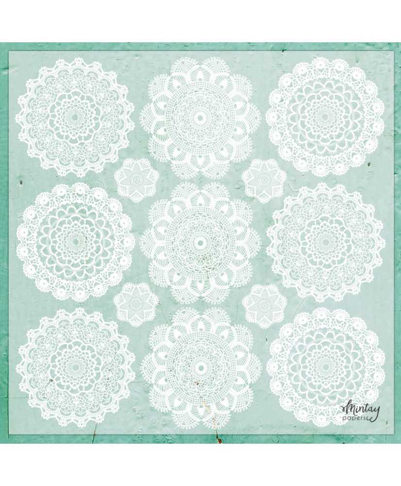 12 x 12 Decorative Vellum - Doilies