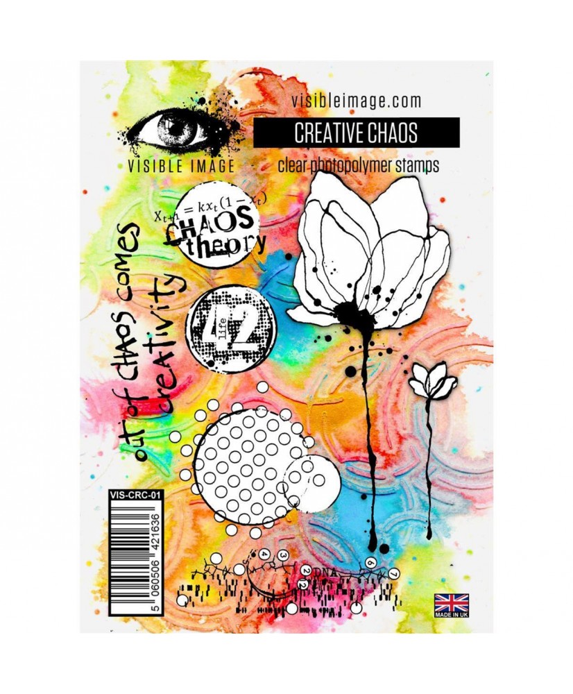 Visible Image Creative Chaos 4 in x 6 in Clear Stamp Set - Pre Order
