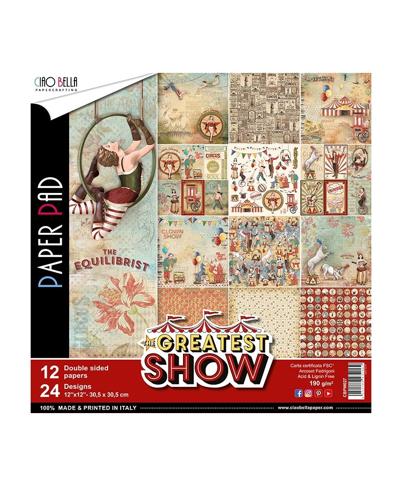 The Greatest Show Paper Pad 6 x 6