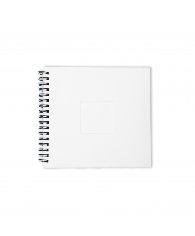 SL Spiral passe-partout journal 16.5x16.5cm, Beige