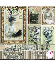 Typographic Paper Pad 12x12...