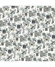 Typographic Paper Pad 12x12 12/Pkg