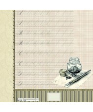Typographic Paper Pad 12x12 12/Pkg