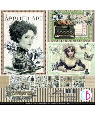 Typographic Pad 8x8 12/Pkg