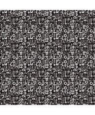 Typographic Pad 8x8 12/Pkg