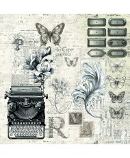 Typographic Patterns Pad 12x12 8/Pkg