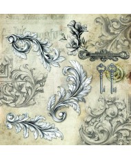 Typographic Patterns Pad 12x12 8/Pkg