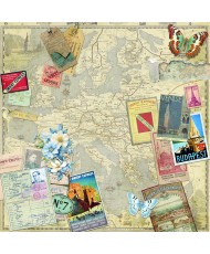 Eastern Journey Pad 8x8 12/Pkg