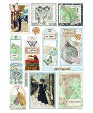 Eastern Journey Creative Pad A4 9/Pkg