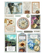 Eastern Journey Creative Pad A4 9/Pkg