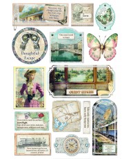 Eastern Journey Creative Pad A4 9/Pkg
