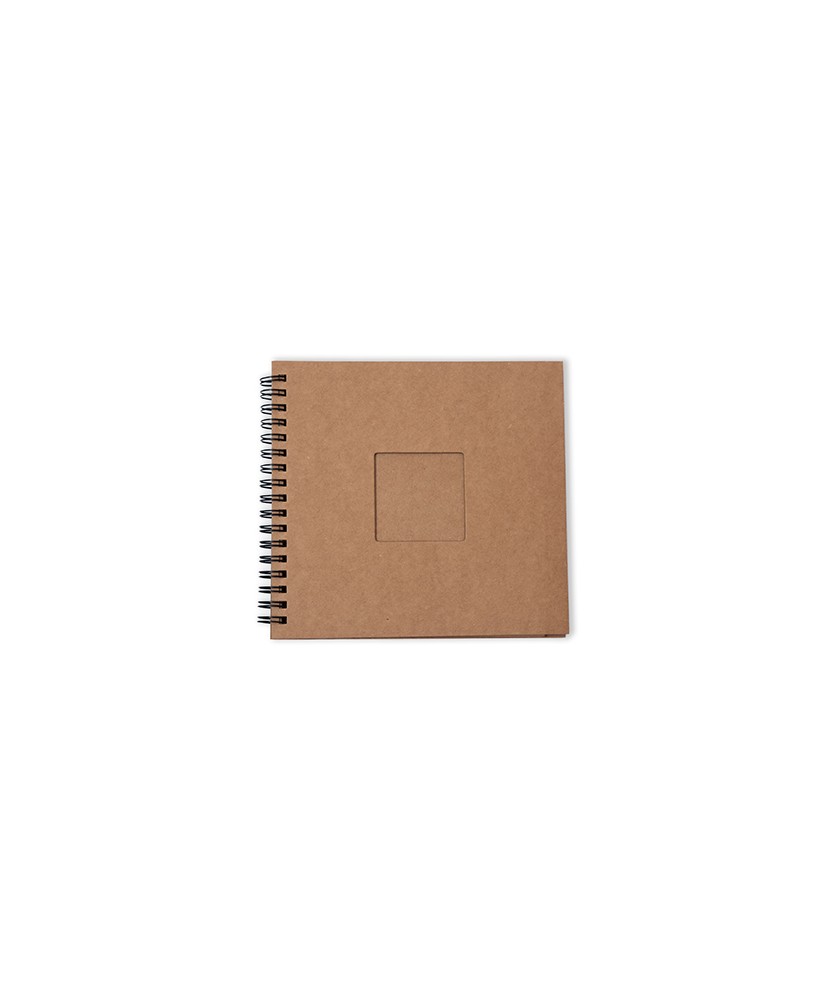 SL Spiral passe-partout journal 8x8 inch, Kraft