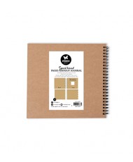 SL Spiral passe-partout journal 8x8 inch, Kraft