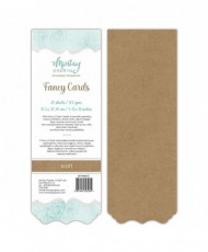 Fancy Cards – Kraft 01, 20 sheets