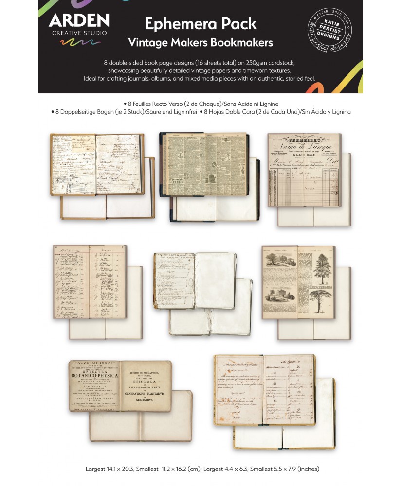 Been There Vintage Makers Bookmakers Ephemera Pack