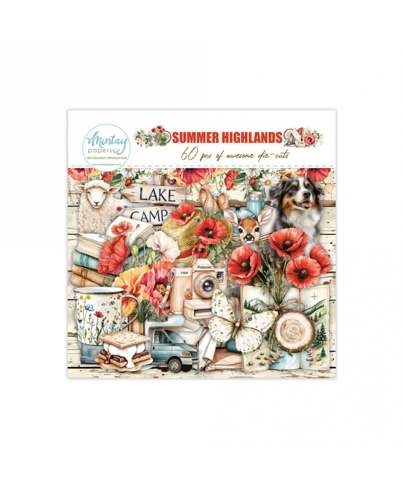 Summer Highlands - Paper Die-Cuts - 60 pcs