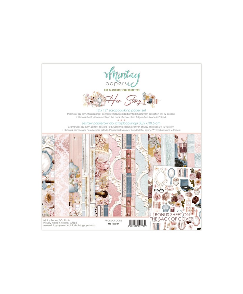 Her Story - 12 x 12 Paper Set