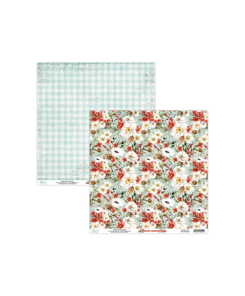 White Christmas 12x12 Paper 05