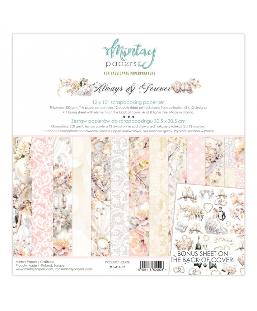 Always & Forever - 12 x 12 Paper Set