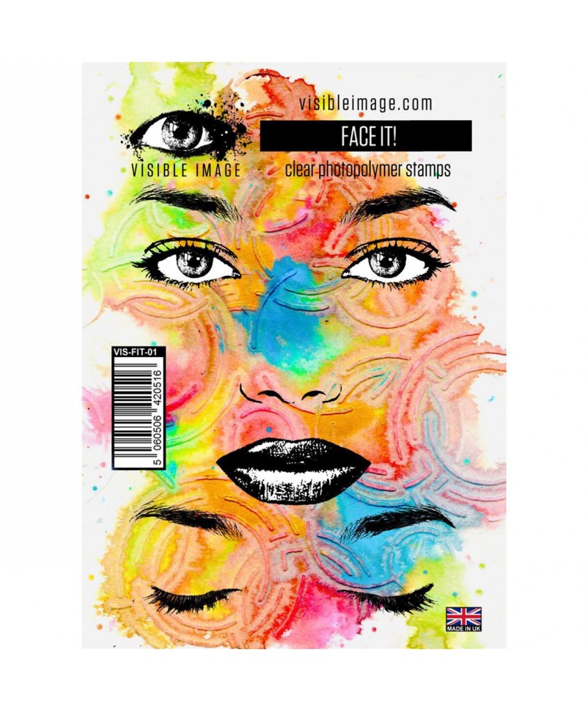 Visible Image Face It 4in x 6in Stamp Set