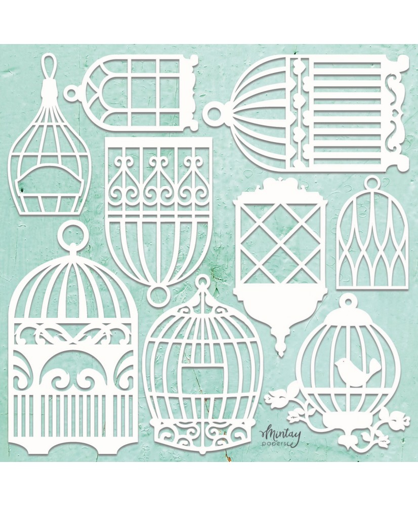 Mintay Chippies - Decor - Birdcages Set