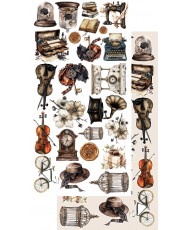 In silence -  Set SELF-CUTTING 6X12 6 Sheets