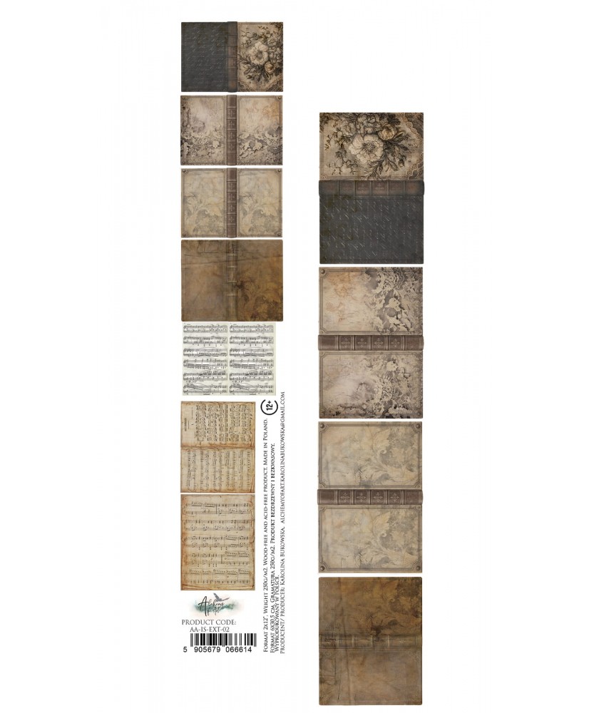 In silence - STRIP 2X12 INCHES