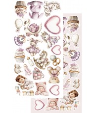 The Baby Girl - Set of SELF-CUTTING 6X12 6 Sheets