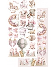 The Baby Girl - Set of SELF-CUTTING 6X12 6 Sheets