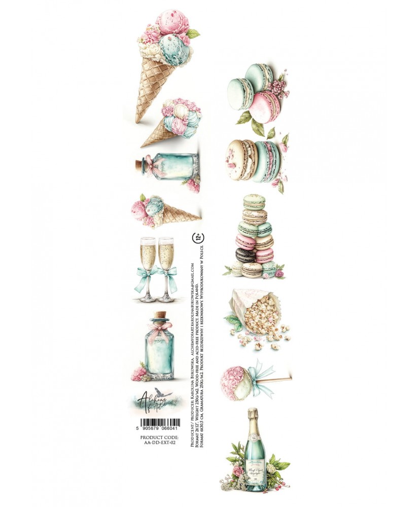 Dreamy Dreams - Cut-out sheet 2x12