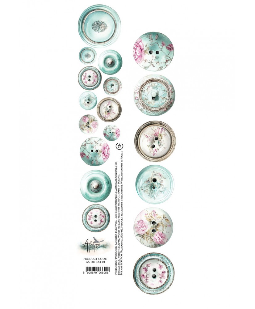 Dreamy Dreams - Cut-out sheet 2x12