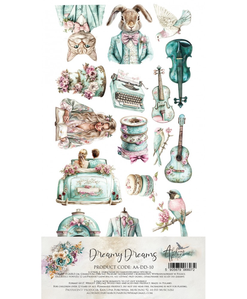 Dreamy Dreams - DIY Cut-Out Set 6x12