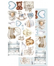The Baby Boy - DIY Cut-Out Set 6x12