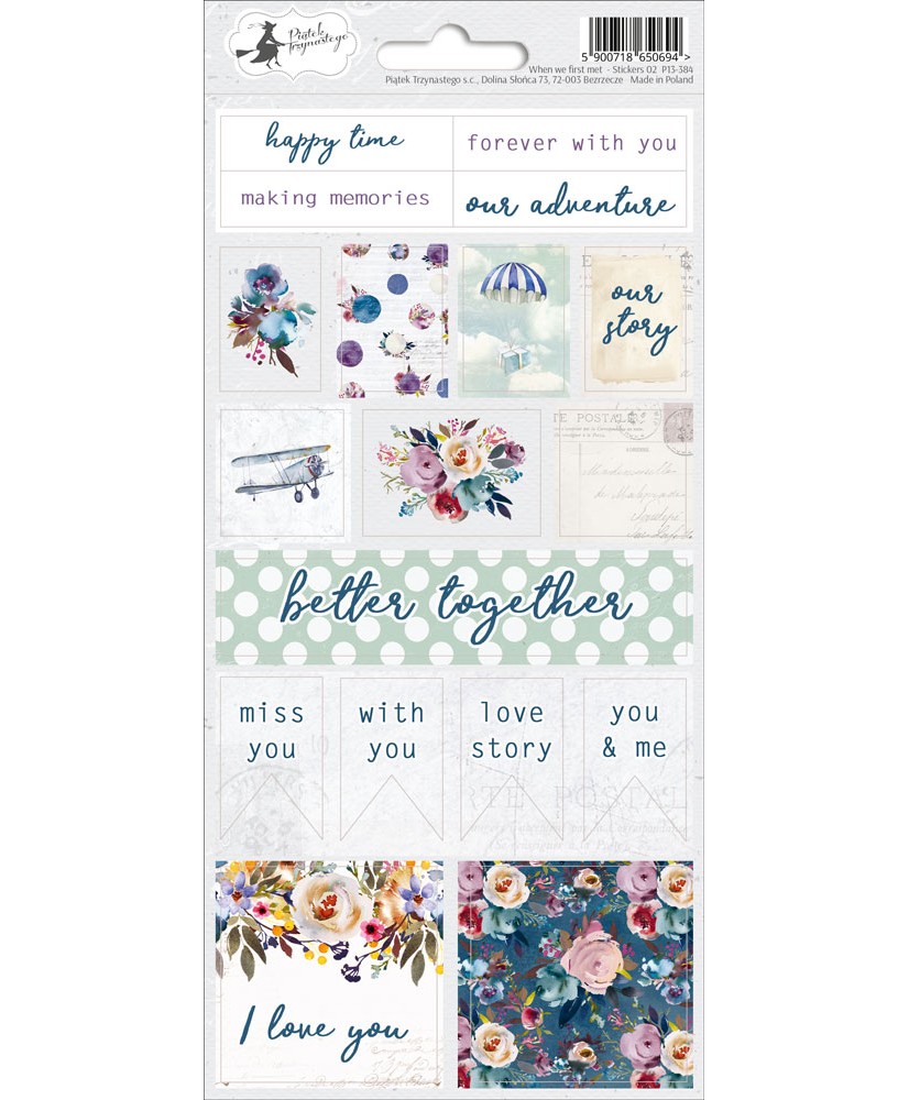 When we first met 02 Sticker Sheet