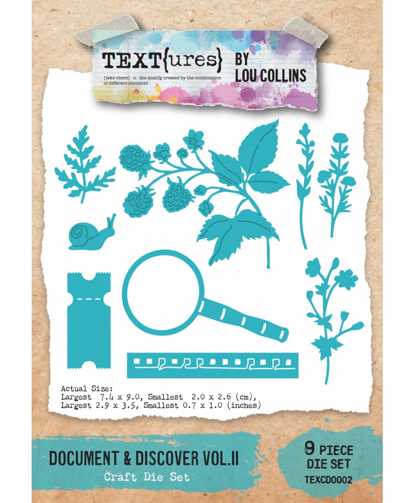 TEXT(ures) Document & Discover Vol.II Craft Die Set