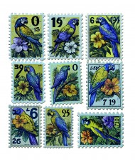 Sticker Set 10/Pkg Faraway mail