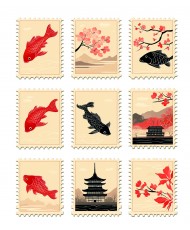 Sticker Set 10/Pkg Faraway mail