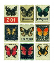 Sticker Set 10/Pkg Faraway mail